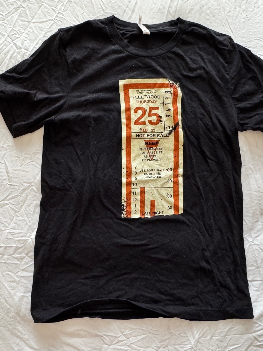 San Francisco Muni ticket shirt